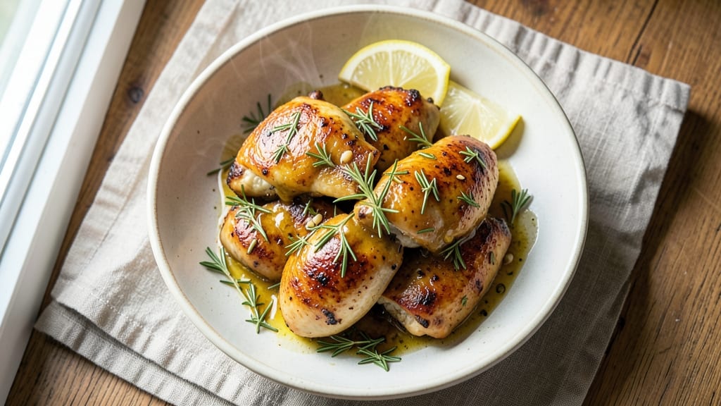 Ina Garten Lemon Chicken Thighs Recipe: Zesty Herb-Crusted Bites in 30 Minutes