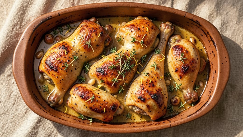 Mom's Butter Baked Chicken Recipe: Homestyle Crispy Skin and Juicy Centers