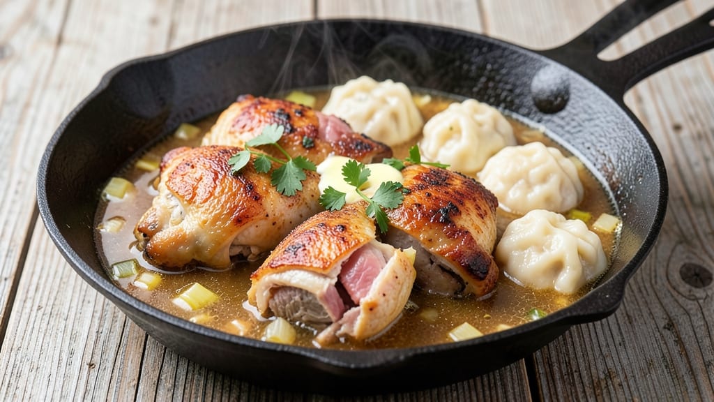 Old Fashioned Grandma's Chicken and Dumplings Recipe: Steaming Pot Comfort With Handmade Pillows
