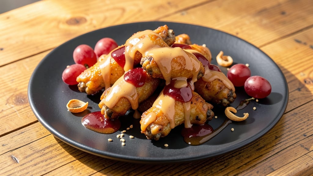 Peanut Butter and Jelly Chicken Wings Recipe: Sweet-Savory Glaze That Sticks to Every Bite
