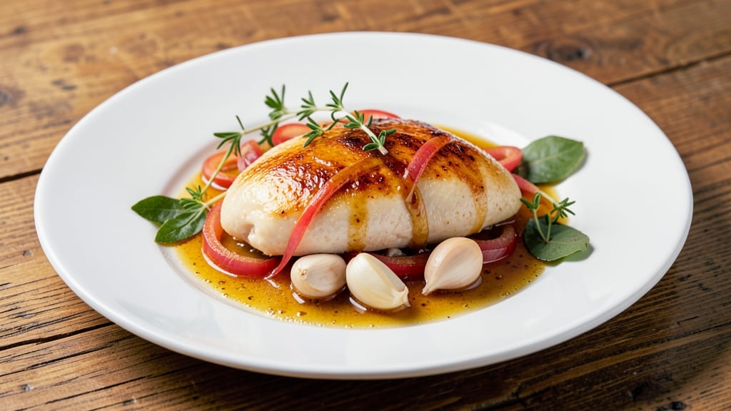 Poached Chicken Recipe: Silky Skin and Juicy Centers in Simmered Perfection