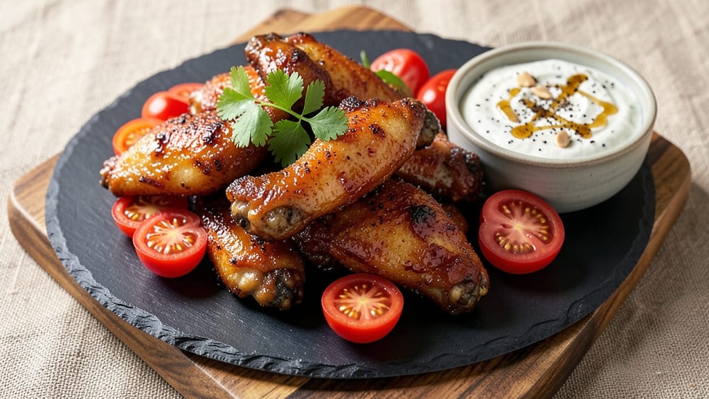 Tasty Chicken Wings Recipe: Air-Crisped with Spicy Honey Glaze
